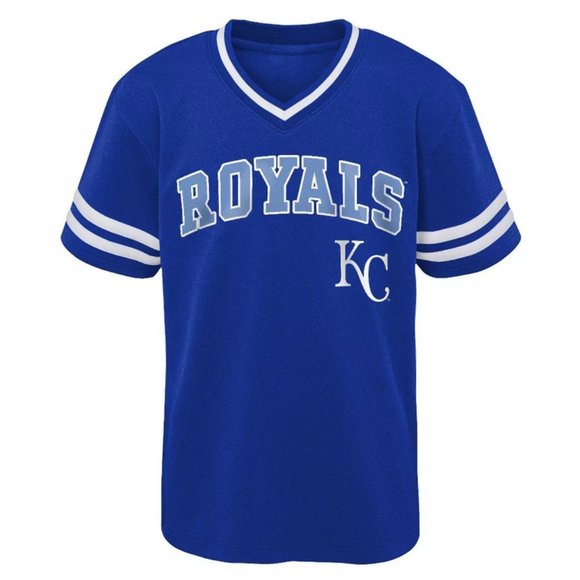 MLB Kansas City Royals Toddler Boys' Pullover Jersey Blue 12M - Picture 3 of 3